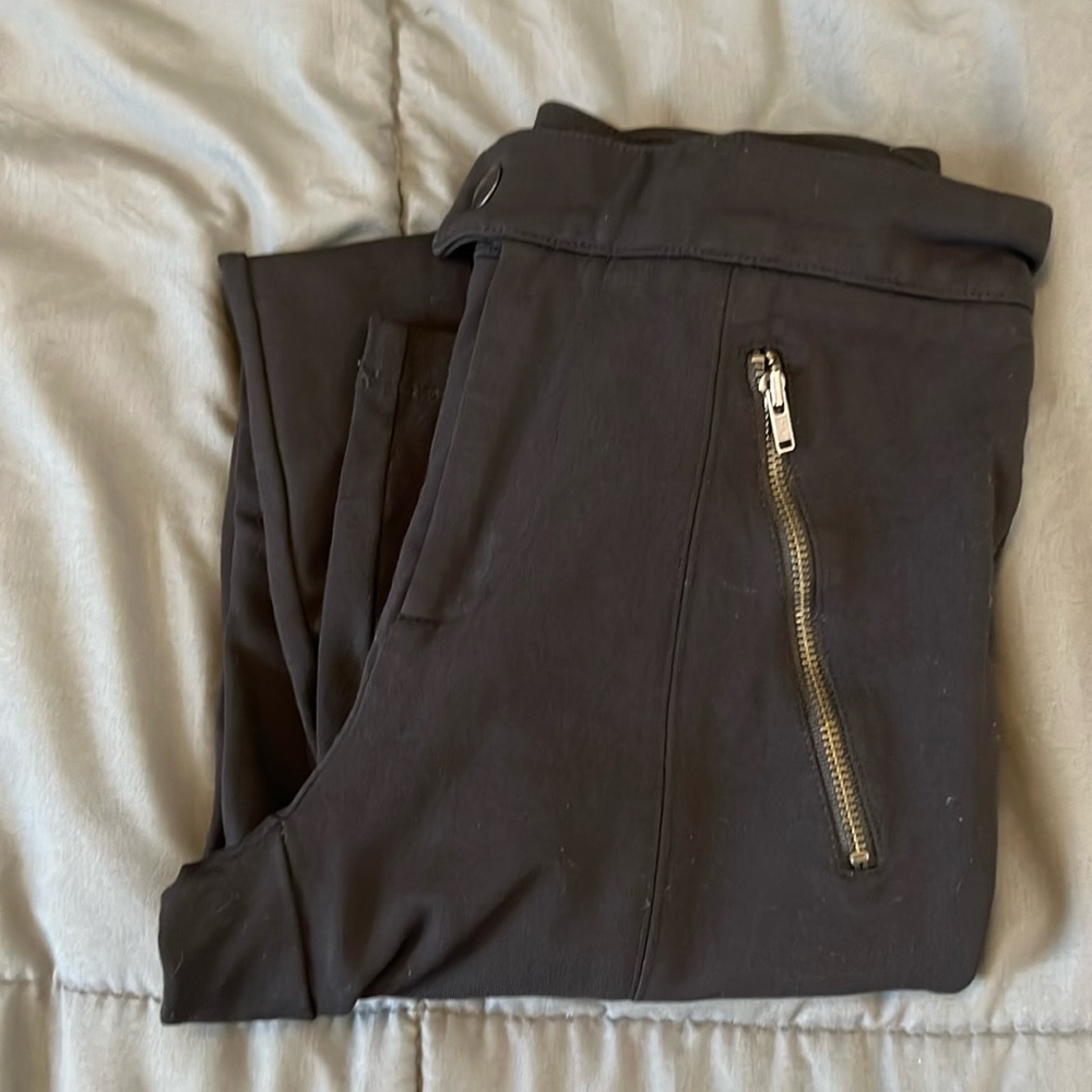 Jcrew Black Pixie Pants Size 00s - image 1